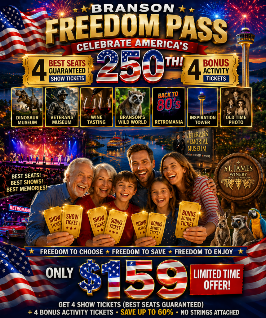 Branson Freedom Pass – Only $159